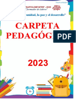 Carpeta Pedagogica 2023