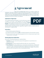 Legalese Performance Booking Agreement Template 2019