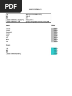 Quality Clinker - LSF Calculation