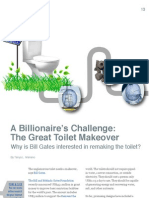 A Billionaire's Challenge: The Great Toilet Makeover by Tanya Mariano