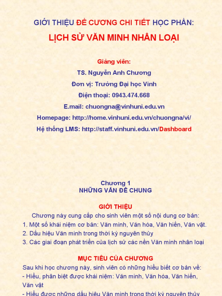Gioi Thieu Hoc Phan | PDF
