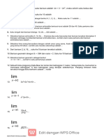 Latihan Psat Math Wajib