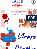 10ºFARMACOTERAPIA TRAC GASTROINTESTINAL Parte 1 Ulcera Péptica, Gastritis, Dispepsia