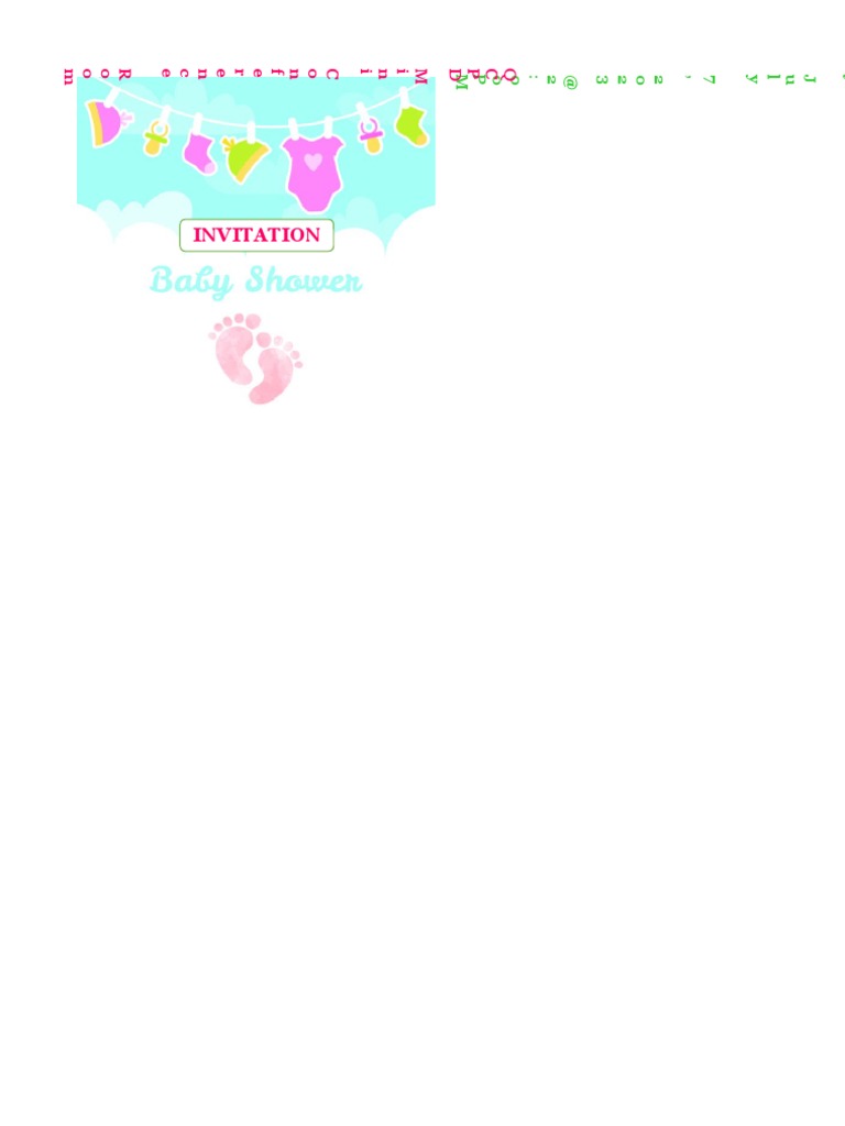 Baby Invitation | PDF