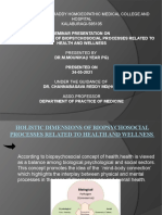 Holistic Dimensions of Biopsychosocial Processes Related To Health