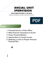 Financial Unit Supervision