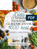 Dietetyczka Nati - Dieta o Niskim Indeksie Glikemicznym. Wersja 1600 Kcal