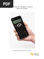 Sharp EL 531XH Calculator Manual