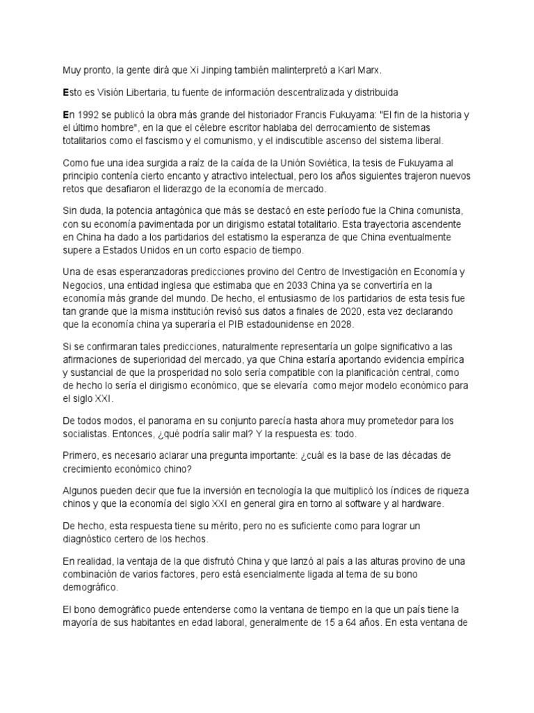 03 La Trampa Demográfica Que Derribará Las Ambiciones Chinas PDF