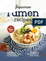 Japanese Ramen Recipes - A Range of Interesting Ways To Cook Ramen, Brought To The Comfort