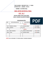 Juegos Escolares Deportivos y para Deportivos 1