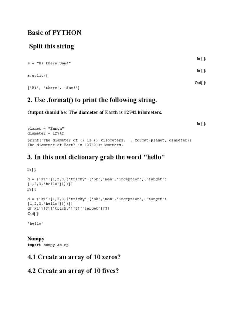 Basic of Python | PDF | Computing | Computer Science