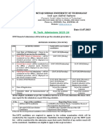 SPOT Round Procedure For M Tech Admissions 2023 For Website 11.7.2023