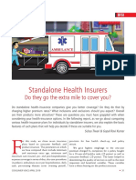 Standalone Health Insurers