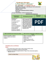 Sesión de Aprendizaje - Tut (7 de Agosto 2023)