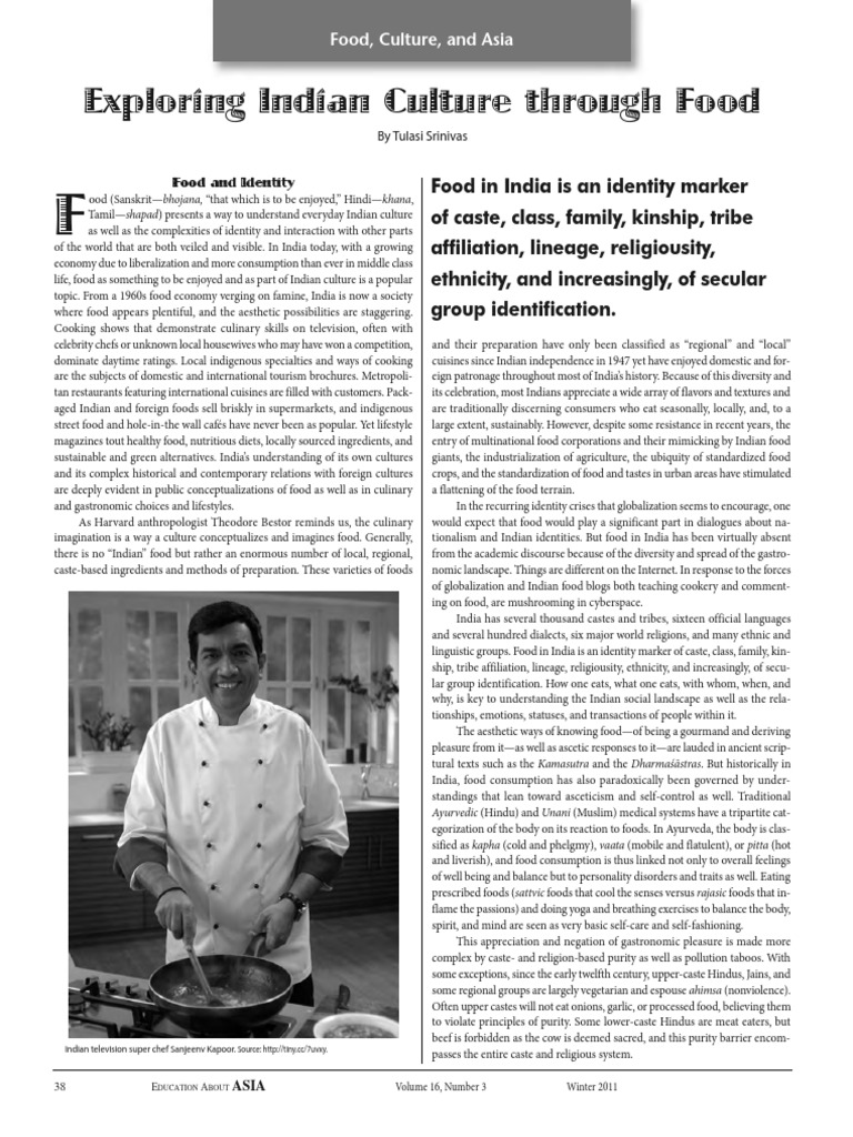 Exploring Indian Identity Through Cuisine | PDF | Indian Cuisine | Curry