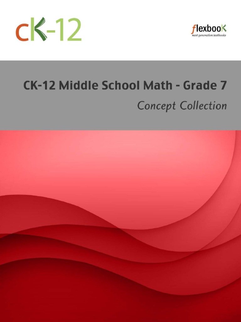 Middle School Math Concept Collection Grade 7 - 51mb - Less