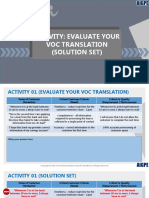 S05 C22. ACTIVITY SOLUTION - Evaluate Your VOC Translation