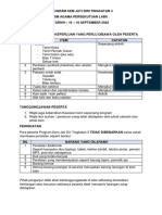 Senarai Barang Keperluan Kem Jati Diri Ting 3 Smapl