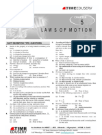 Laws of Motion - Ncert Extract MCQ