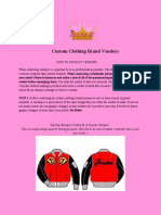 Custom Clothing Brand Vendors