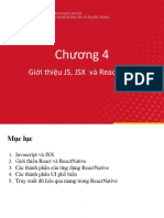 Chuong 4 Gioi Thieu JS JSX Va ReactNative
