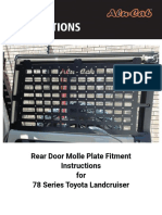 Ac-A-Rc-Mp-Lc78 - 78 LC Rear Door Molle Plate Fitment Instructions