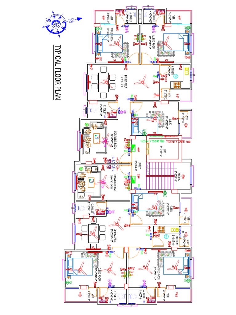 TYPICAL FLOOR PLAN Electrical | PDF