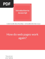 Lecture8-Intro To Javascript