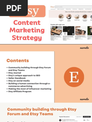 Etsy Content Marketing Strategy