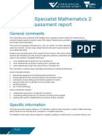 2022 Specmaths2 Report