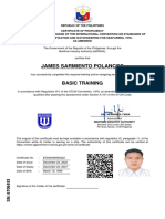 James Sarmiento Polancos: Basic Training