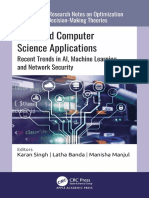 Advanced Computer Science Applications. Recent Trends in AI, Machine Learning, and Network Security