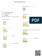 English Placement Test PDF 1 1 10 1