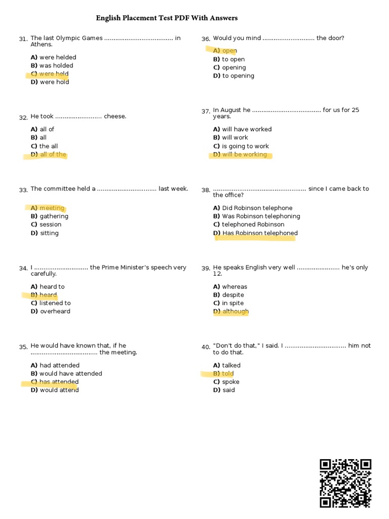 All About Reading Placement Test