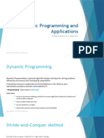 Dynamic Programming and Applications