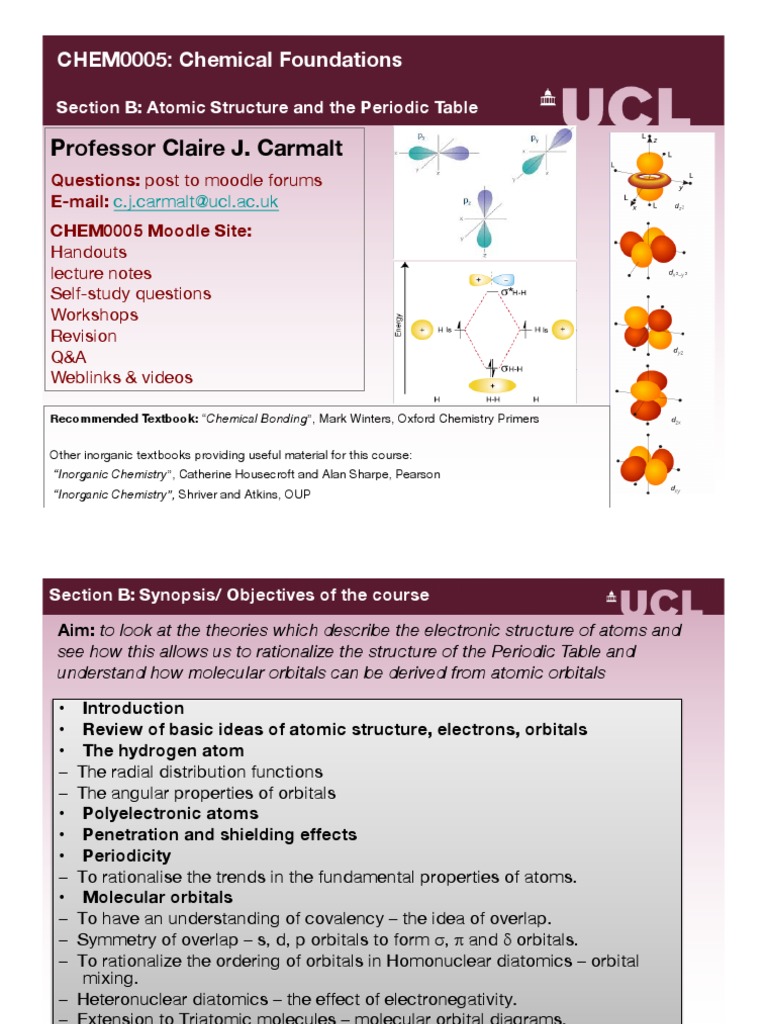 Atomic Structure And The Periodic Table Pdf Atomic Orbital