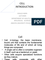 Lect 2. An Introduction To Cell