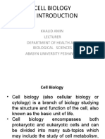 Lect 1. History of Cell Biology