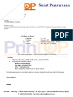 Surat Penawaran Stiker Label 