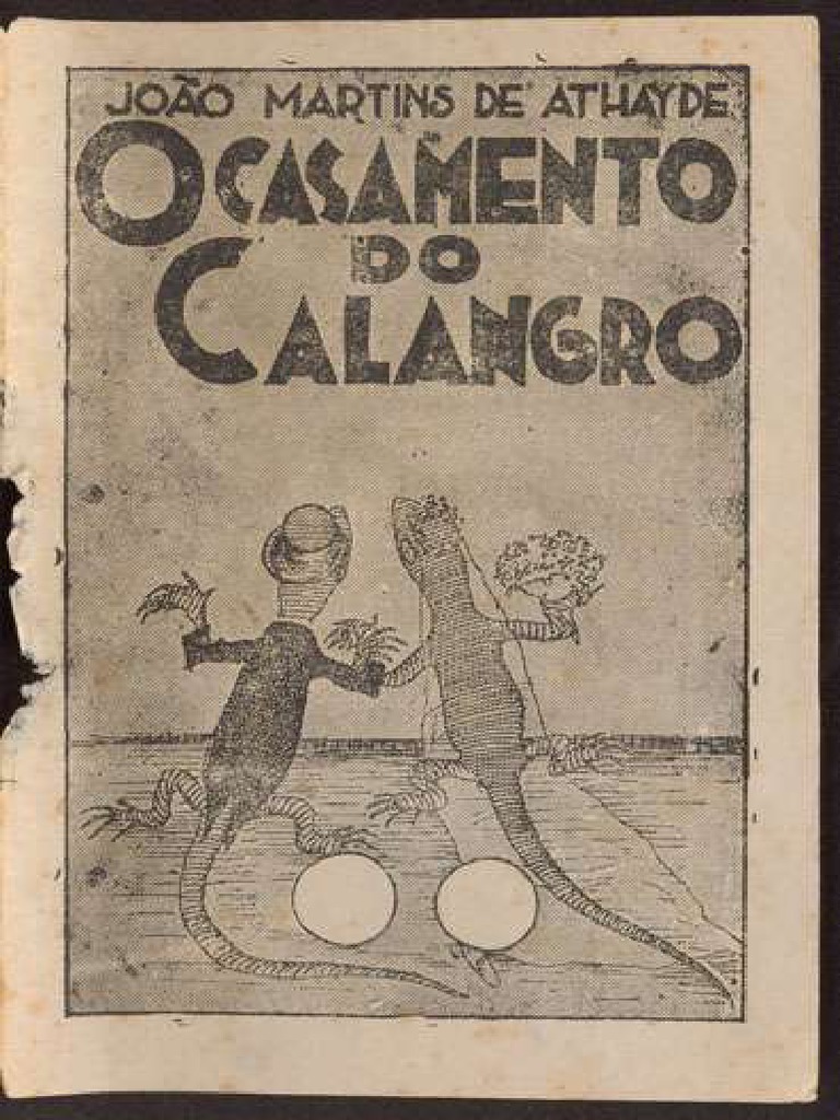 O Casamento Do Calango Com A Lagartixa | PDF