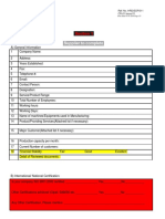 Supplier's Evaluation & Risk Assessment Form