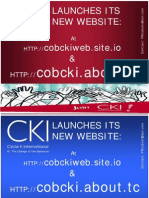 COBCKIFlyer - Website Promotion, Gradi Cols