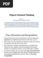 Object Oriented Thinking