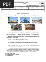 Avaliação de História: Marcos de Memória 3º Ano | PDF | Herança cultural