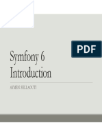 Symfony Cours 1 Introduction