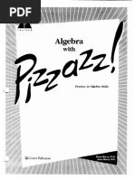 Pizzazz Algebra