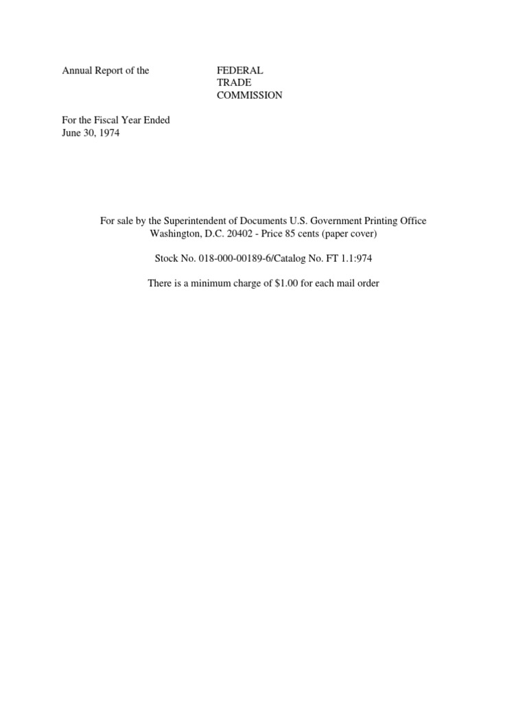 Coca Cola Annuel Report 1974 Pdf