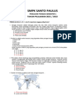 Soal PTS 1 Prakarya Rekayasa Kls 8 Untuk Siswa