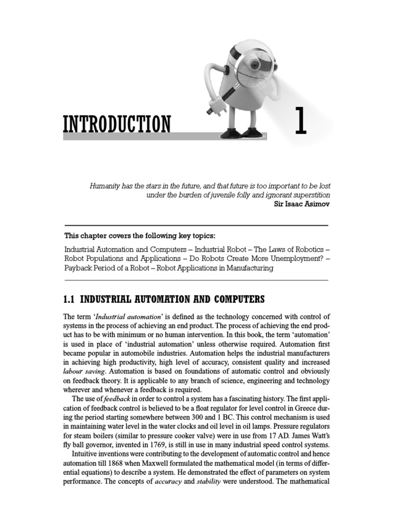 Industrial Automation and Robotics Overview | PDF | Robot | Robotics